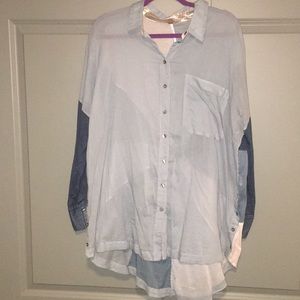 Long sleeve Free People Button Down Shirt